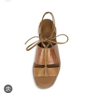 Vince. Forster sandal in roasted cashew size 7 hidden wedge